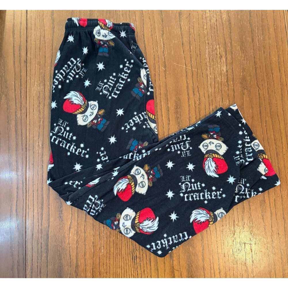 Family Guy Stewie Nutcracker Fleece Pajama Pants Black Mens Loungewear